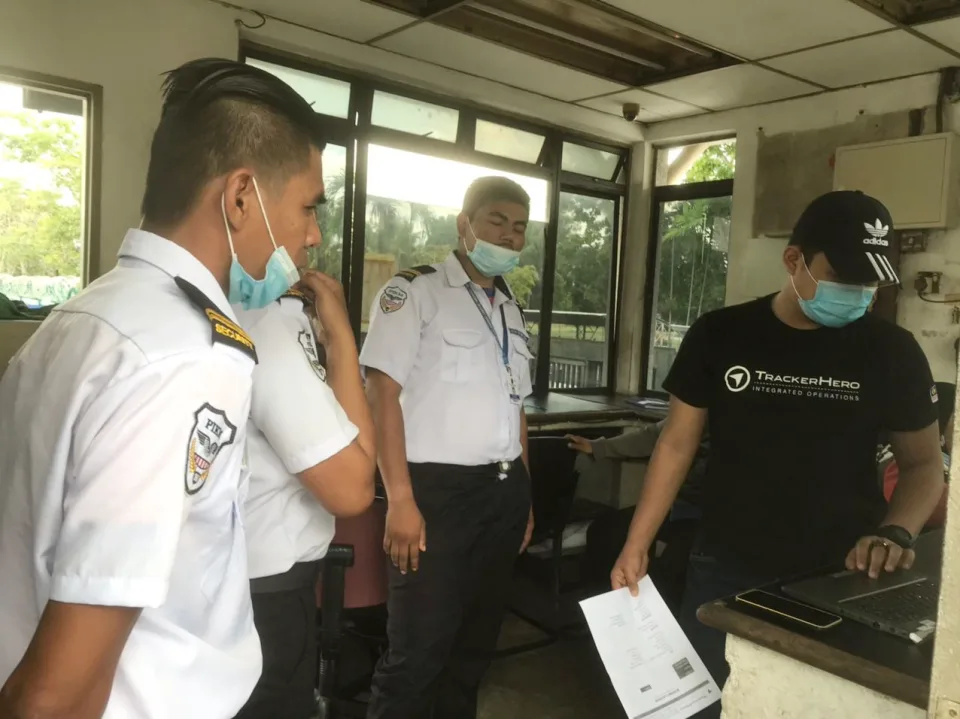 On-Site Training for the TrackerHero Patrol System at TM Selangor