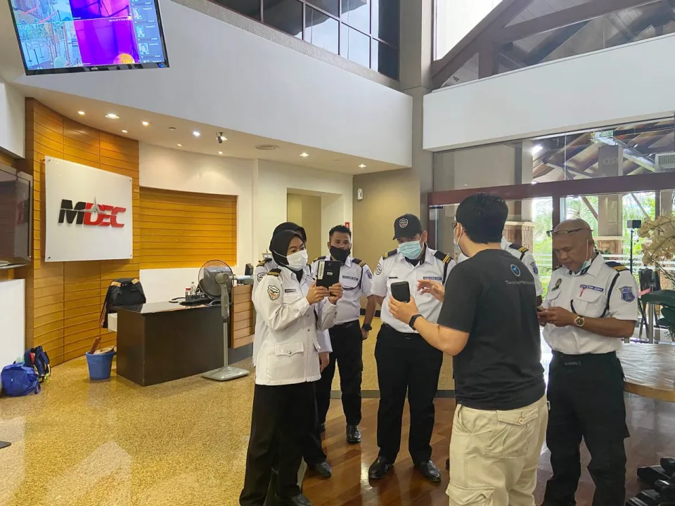 TrackerHero Patrol System Installation & Training at MDEC, Cyberjaya