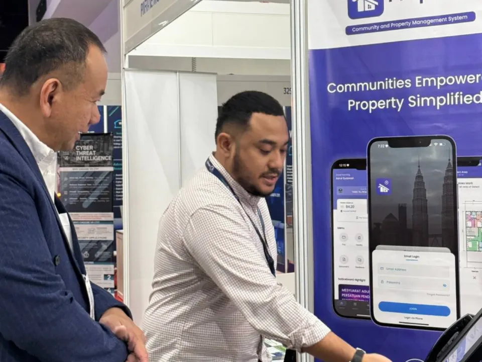 TrackerHero Product Showcase at Exhibition at MITEC, Kuala Lumpur