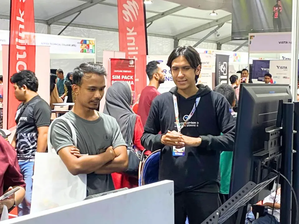 TrackerHero booth at Hari TVET Negara 2026