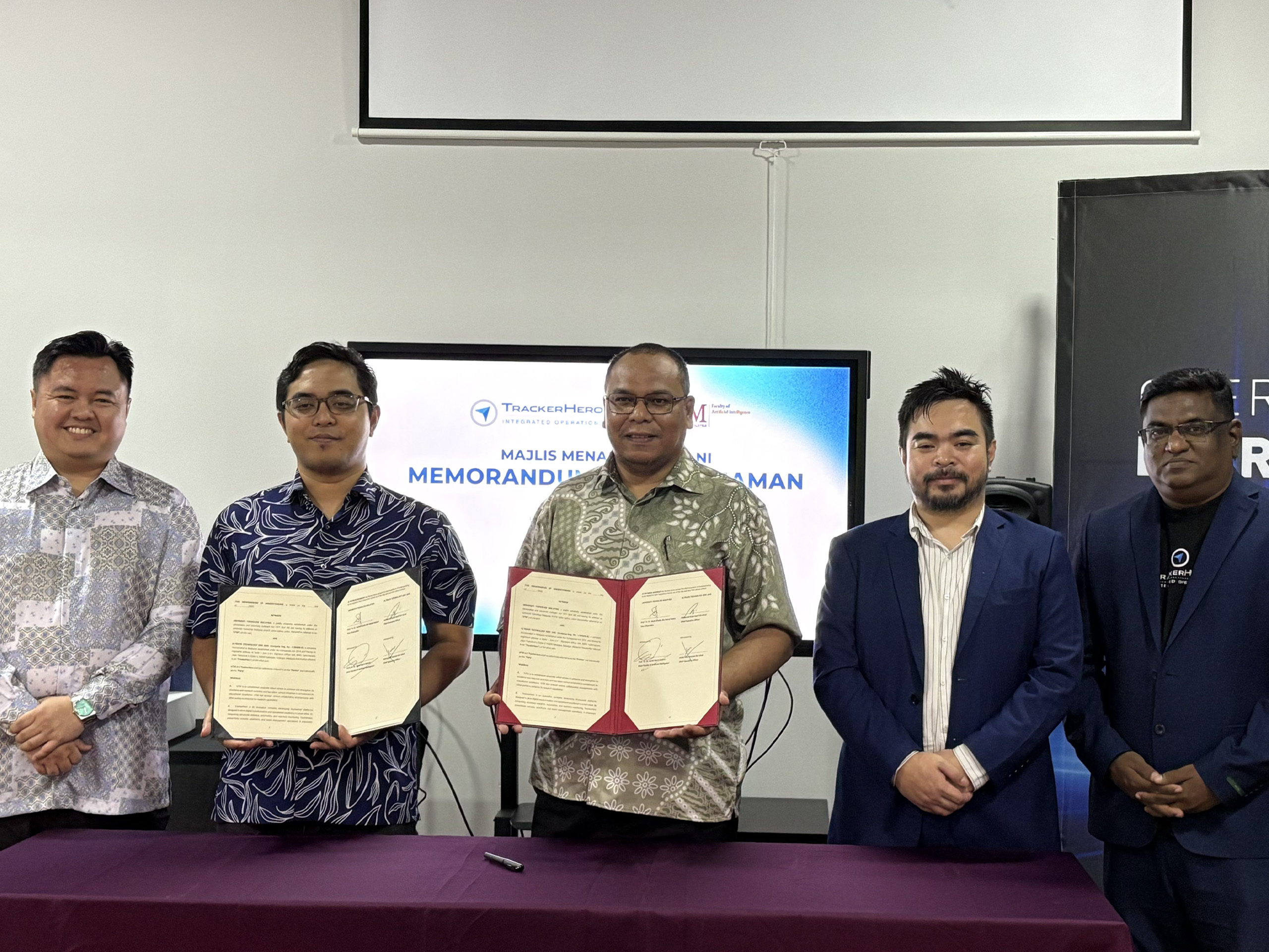 TrackerHero and UTM Faculty of AI Elevate MoU Partnership to Drive National Security Innovation